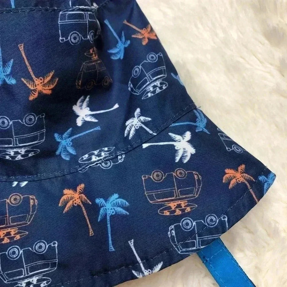 Reversible Sunhat Blue 1-3  Years - Picture 11 of 12